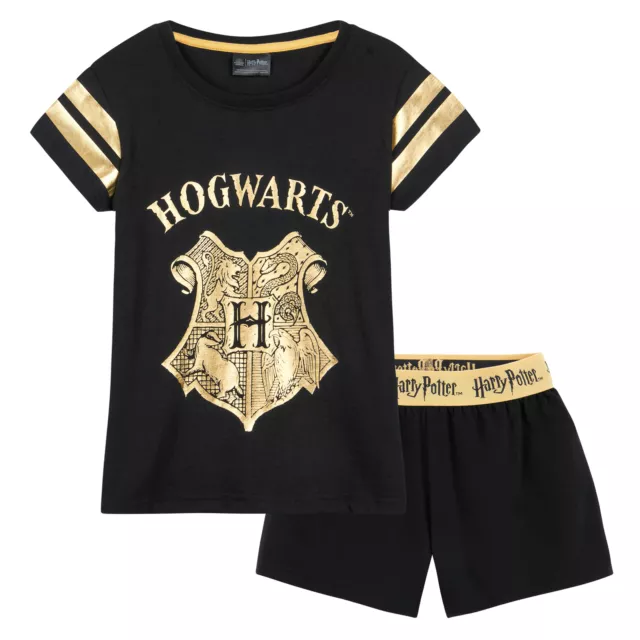 Harry Potter Enfant Fille Pyjamas Col Rond Courts 2 Pièces Manche Courte Imprimé