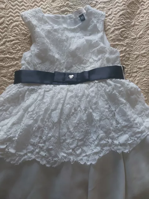 Armani Baby Girl White Dress 24months