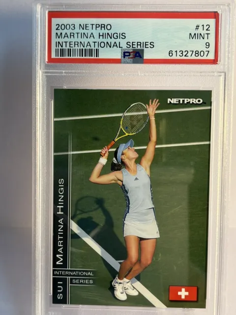 2003 NetPro International Series - #12 Martina Hingis PSA 9