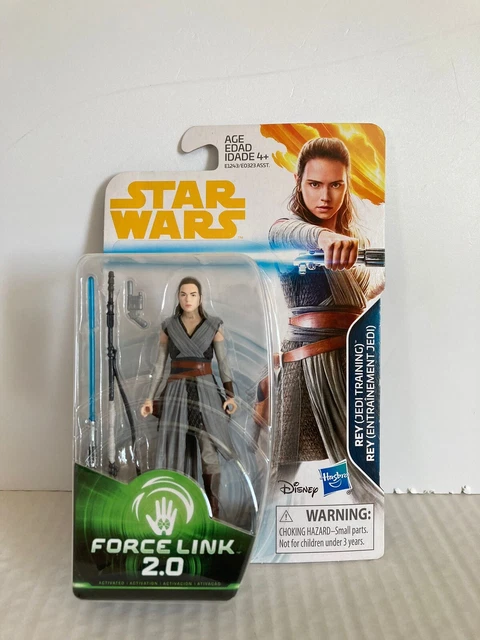 Star Wars Force link 2.0 Action Figure REY (Jedi training)