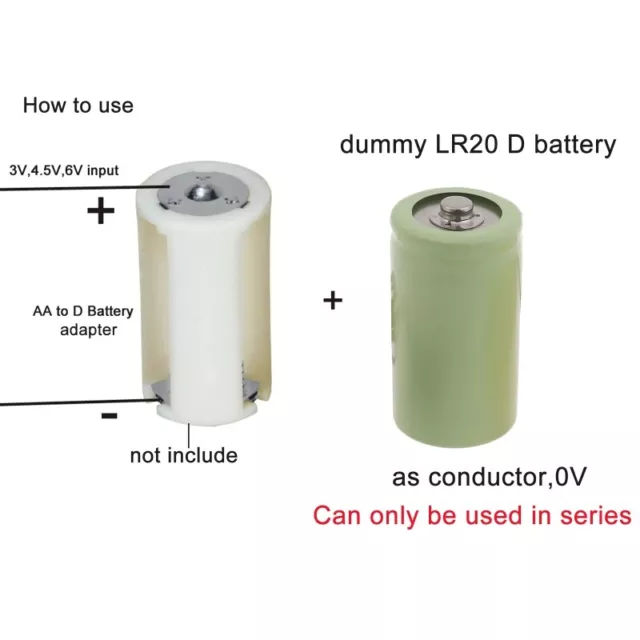 Dummy LR20 D Size Placeholder Cylinder Conductor False Not Real