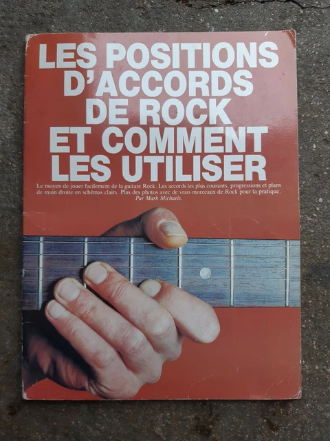 les positions d'accords de rock et comment les utiliser guitare partition