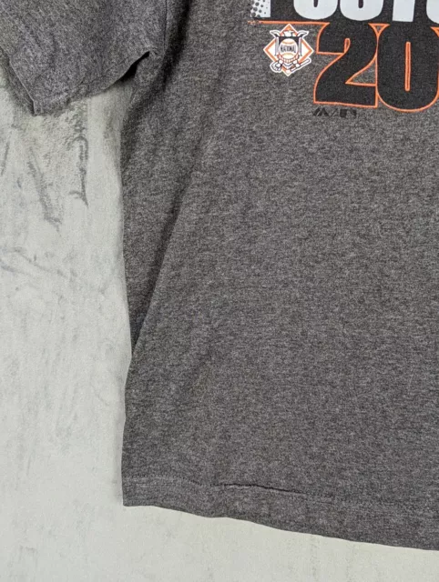 San Fransisco Giants T Shirt Size Small Grey Short Sleeve Cotton Mix Majestic 2