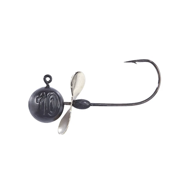 Balzer Shirasu Micro Jig mit Propeller Jigkopf Bleikopf Haken Jighead