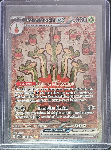 Carte Pokémon Pomdorochi Ex 014/142 – Double Rare (RR) – Écarlate Et Violet 7 Couronne Stellaire – Neuve Et Originale