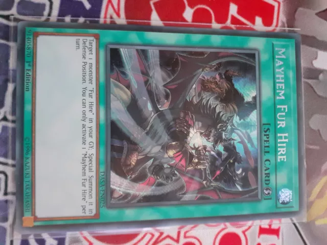 Mayhem fur Hire DASA en025 Secret Rare anglaise (DASA fr025)