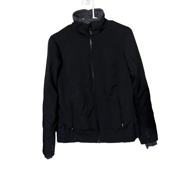 Columbia Omni Heat Women’s Full Zippered Jacket Medium Black omin shield
