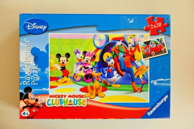 RAVENSBURGER JIGSAW PUZZLE 2x20 Original Disney MICKEY MOUSE CLUBHOUSE ...
