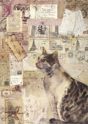 Carta di riso per Decoupage Scrapbook Craft CAT 163 