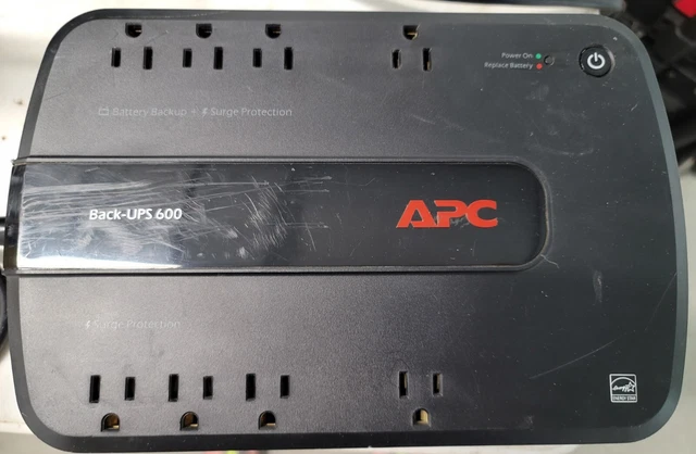 APC BN600G Back-UPS600 Surge Protection Battery Backup Without Battery