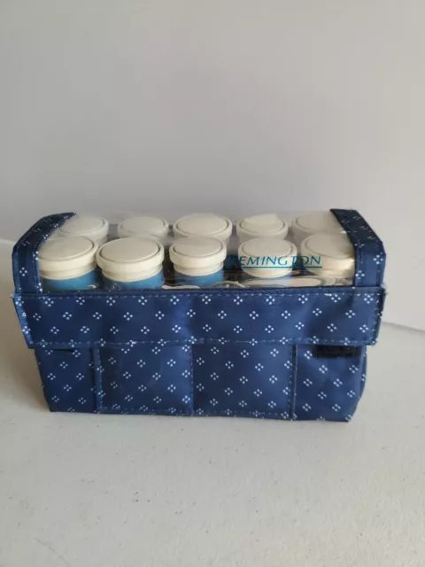 Remington Express 10 Hot Rollers Hair Curlers Travel Compact Case w/ Clips H1012 Remington Express 10 Hot Rollers Hair Curlers Travel Compact Case w/ Clips H1012