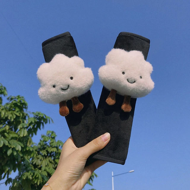 Cute Cartoon Car Belt Shoulder Pad Soft Plush Cushion