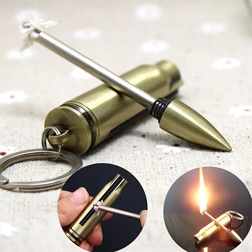 2pcs/Set Camping Safety Emergency Survival Tool Fire Starter Flint Match Lighter