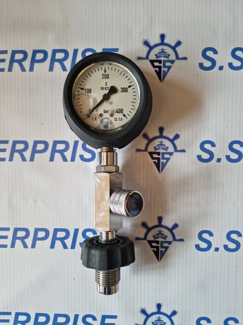 Breathing air cylinder Pressure testing gauge
