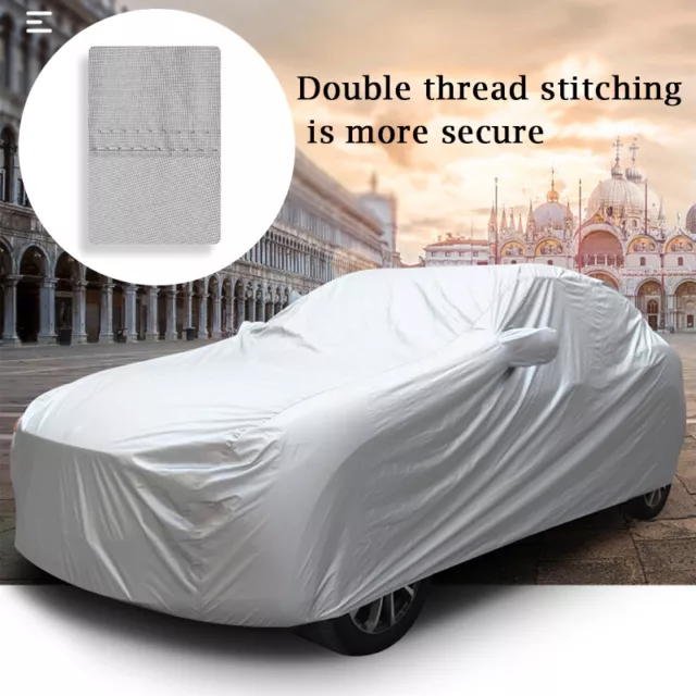 Full Car Protective Cover Waterproof Sun UV Snow Rain Dust Resistant For Sedans