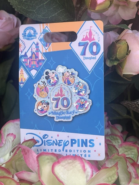 2025 DISNEYLAND 70TH Anniversary Magic Key LE Pin Mickey and Friends ...