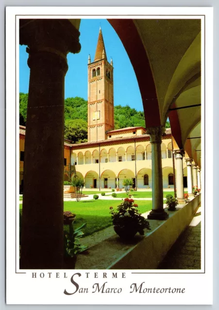 Postcard Abano Terme Padova Italy Hotel Terme San Marco Monteortone 4x6