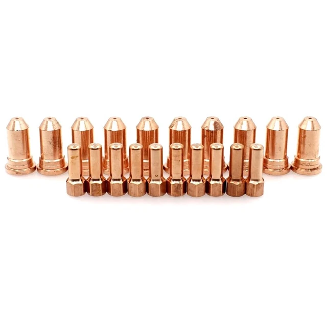 20 Pièces Electrodes & Becs Plasma Pour Trafimet S75 – Kit De Rechange – Neuf