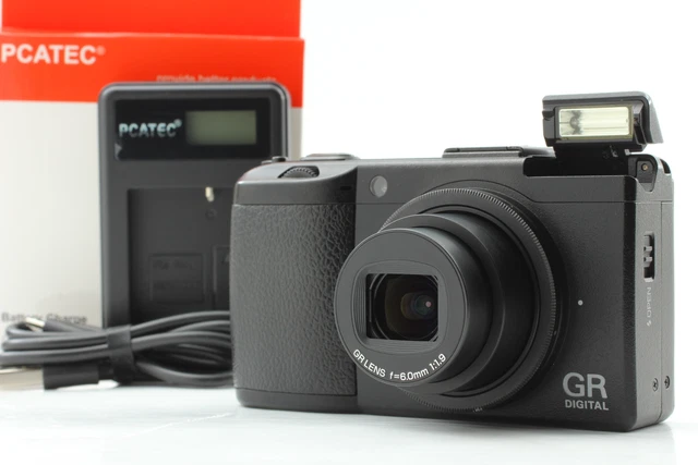 [EX+5] Shots 8540 Ricoh GR DIGITAL III 10.0MP Digital Camera Black From JAPAN
