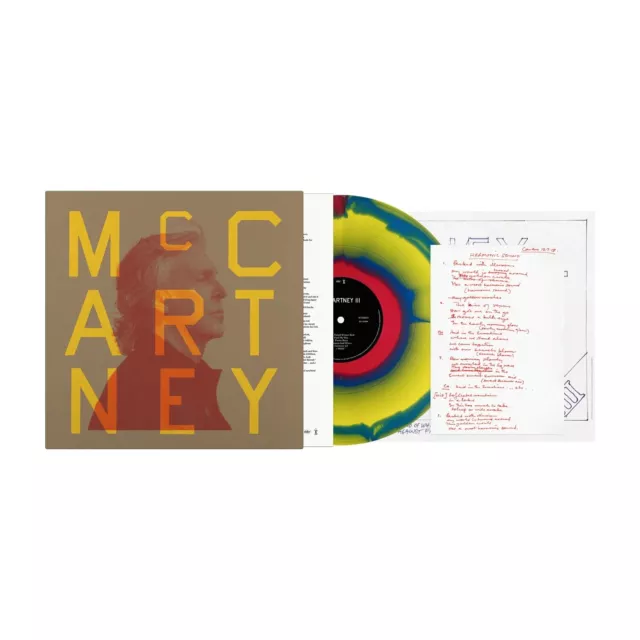 PAUL McCARTNEY III 3x3 EDITION  VARIANT 3   TRI-COLOUR  vinyl LP  sealed