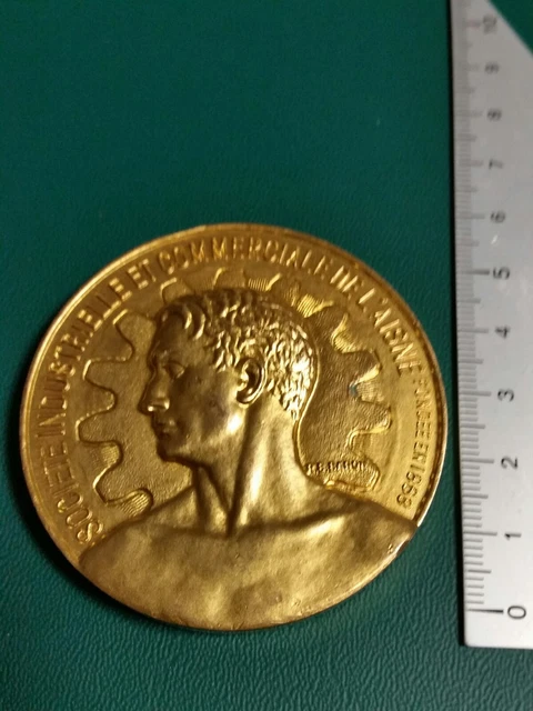 Médaille en bronze ⚜️ Conseil Général de la Creuse ⚜️ Blason ⚜️ 1974