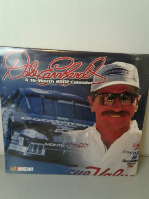 NASCAR Dale Earnhardt SR 16-Month 2002 Collector's Calendar - New (Sealed) (BNC9