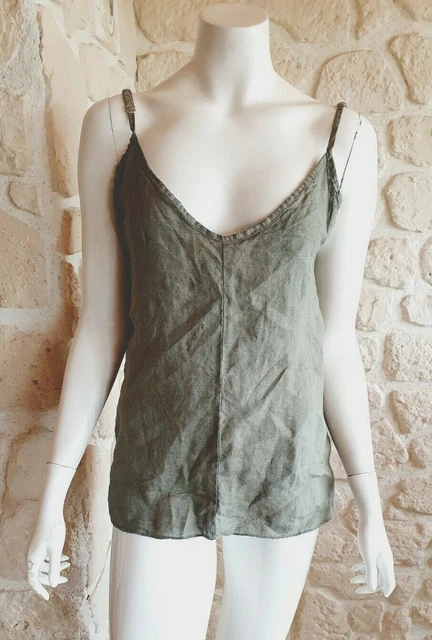 Débardeur En Lin Escales Paris - Taille XXL, Bleu, Neuf Avec étiquettes