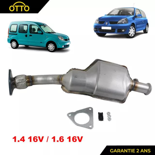 CATALYSEUR 1.4 16V 1.6 16V pour RENAULT CLIO 2 KANGOO 1 = 7700415807 8200063760