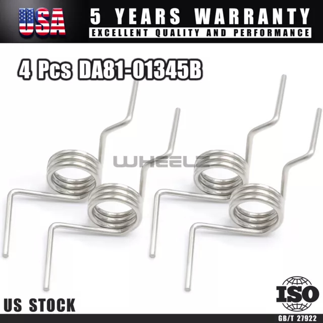 (4 PK) DA81-01345B Refrigerator French Door Spring For Samsung Refrigerator