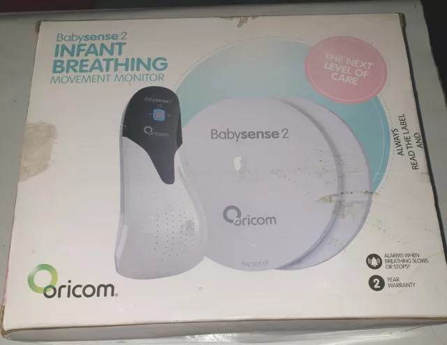 Oricom Babysense2 Infant Breathing Movement Monitor - Complete In Box - Near New