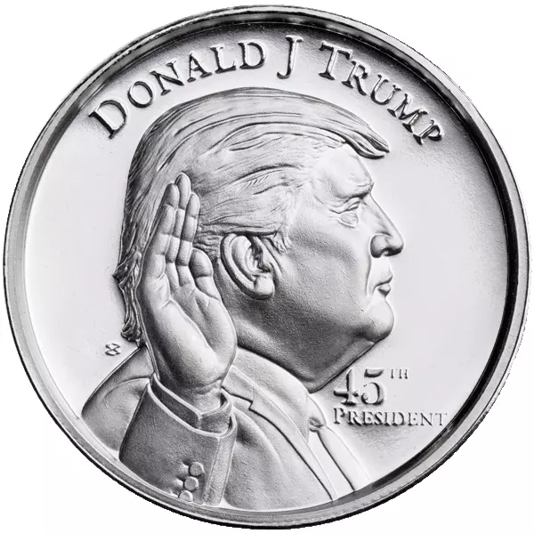 1 oz President Donald J. Trump Silver Round .999 Fine Silver