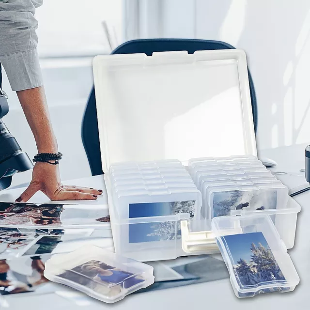 PHOTO STORAGE BOX Fine Workmanship Mini Stylish Photo Storage Box Visual  Design $11.29 - PicClick AU