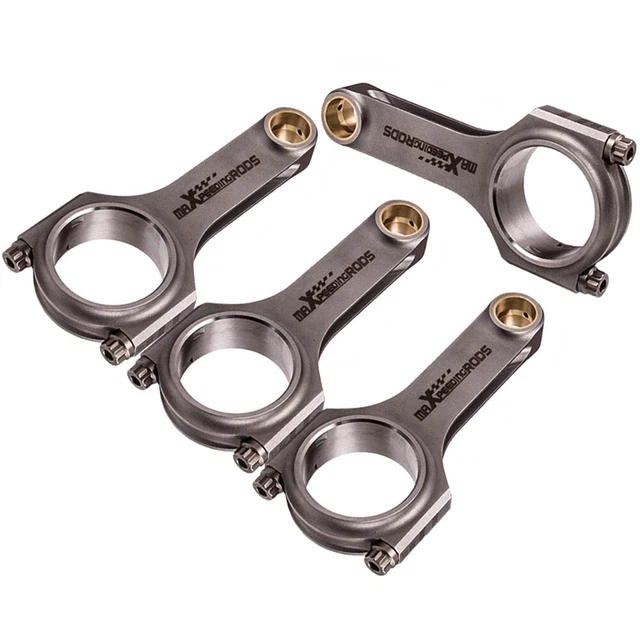 H-Beam Forged 4340 Barre di collegamento + bulloni per Ford Explorer 2016–2019 149,3 mm