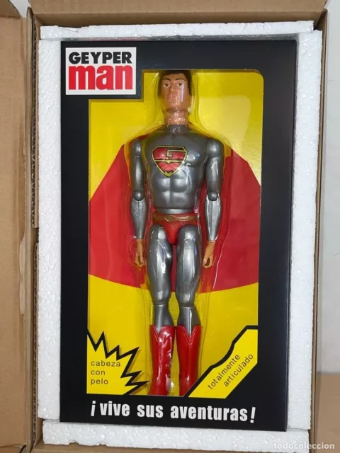 Geyperman HEROE DEL ESPACIO Ref. 7050 2G Super Geyperman Superman en caja IMPECA