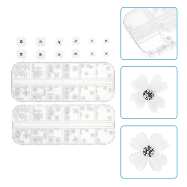 1 caja elegante hágalo usted mismo joyería niña manicura decoración moldeada