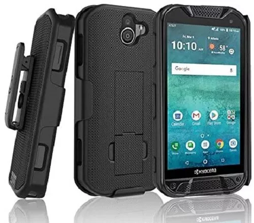 Shell Holster Case Combo w/ Belt Clip Holster for Kyocera DuraForce Pro 2 E6910