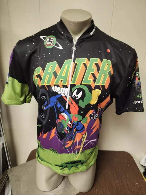 VINTAGE GIORDANA CYCLING Jersey Size xl Marvin The Martian Looney