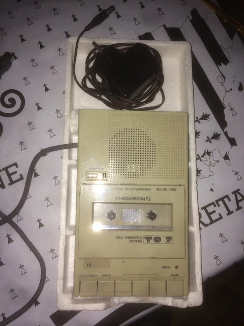 Lecteur Thomson TO7 - Modèle MK 90.090 - Pour Pièces Ou Réparation (Non Testé)