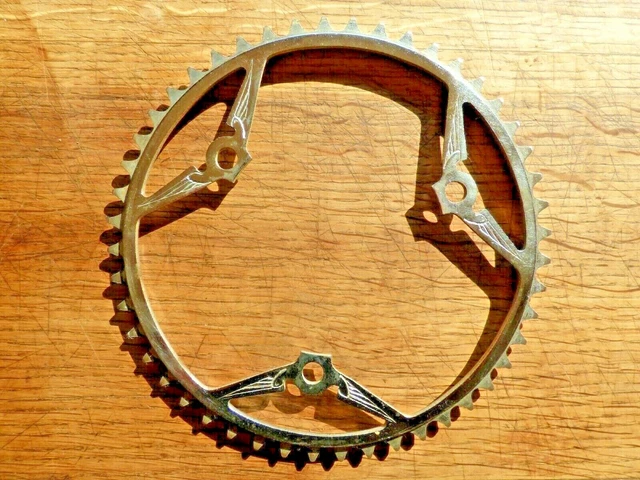 Pédalier Vintage Nervar BSA 165mm – 122 BCD – Vélo Route – Occasion France