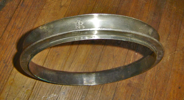 CERCLAGE POUR COUPE OU SALADIER CRISTAL CHRISTOFLE EN MÉTAL ARGENTÉ