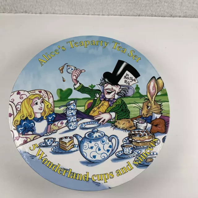 Cardew Design Alice in Wonderland Teaparty Cup and Saucer Box Set of Five 6199