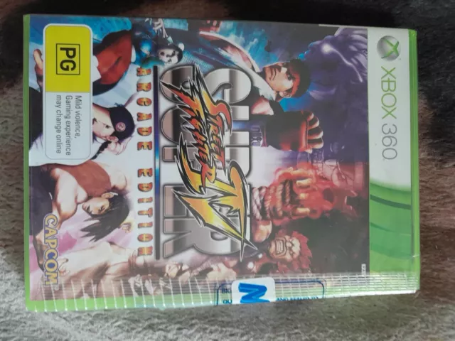 Street Fighter IV Xbox 360 Ultra Rare Cover CAPCOM