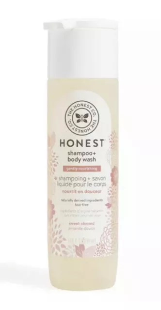 The Honest Company Gently Nourishing Shampoo & Body Wash, Sweet Almond 10 Oz