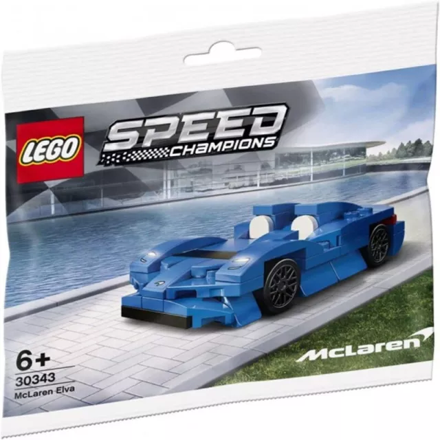 Lego Speed Champions - McLaren Elva - LEGO 30343 - RARO - LEGO Racers Polybag Se