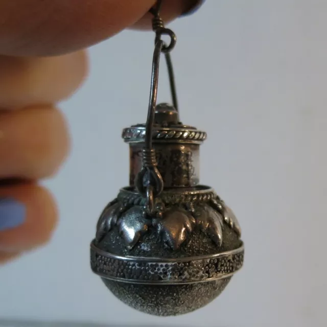 Vintage Antique Metal Snuff Bottle