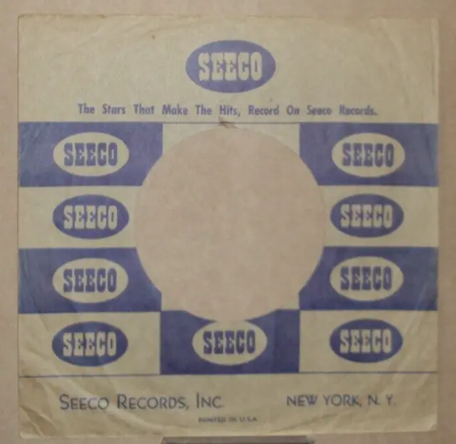 "Seeco","Company Sleeve","Original","45rpm","7inch","Record","Vintage,} )));0