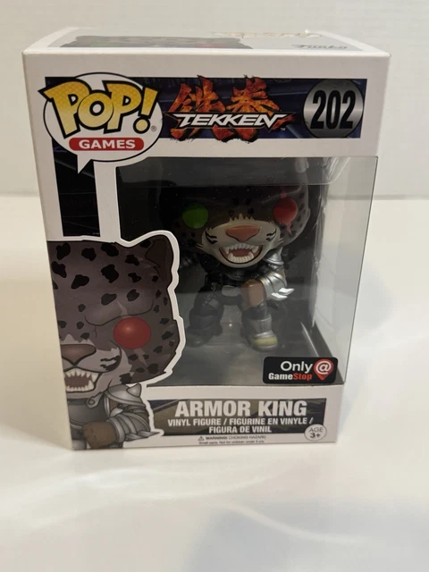 FUNKO POP GAMES #202 Armor King Tekken Gamestop Exclusive