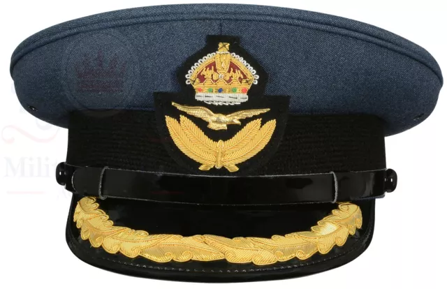 RAF Group Captains No1 Dress Cap, Hat, Badge, Military, Royal Air Force, Peak