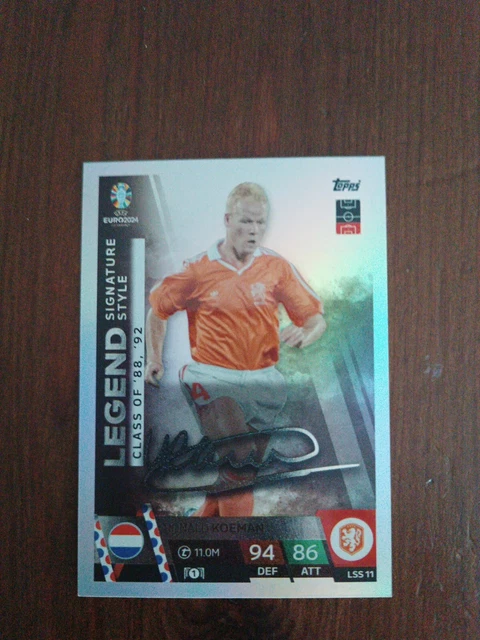 TOPPS MATCH ATTAX Euro 2024 Légende Signature Style Gianluigi Buffon