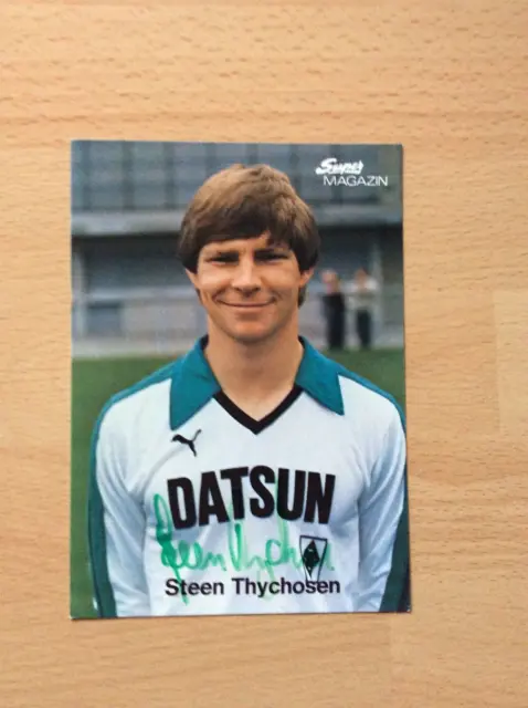 Autogrammkarte Steen Thychosen Borussia Mönchengladbach original signiert